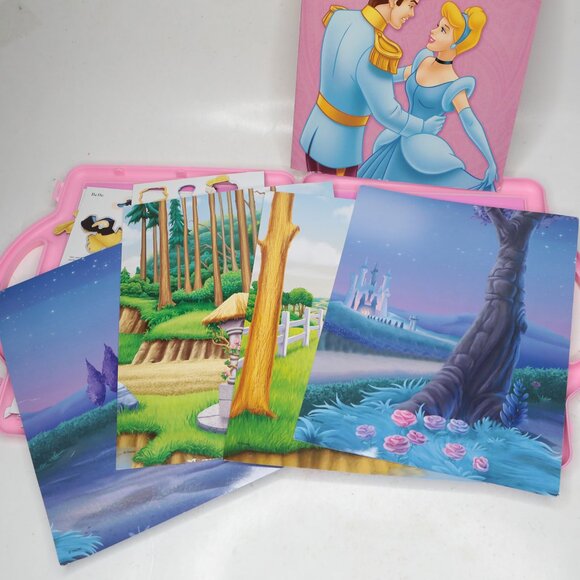 Disney Belle & Cinderella Enchanted Fashions: A Magnetic Book & Playset Pink - Picture 7 of 14